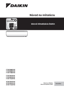 ATXF50-71A.FTXF50-71D.FTXP-M _Installation manual_3PSK697800-1A_Slovakian download